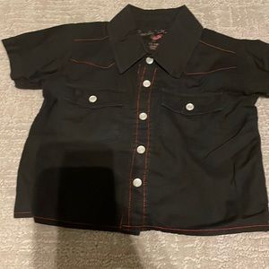 Pearl button little kids shirt